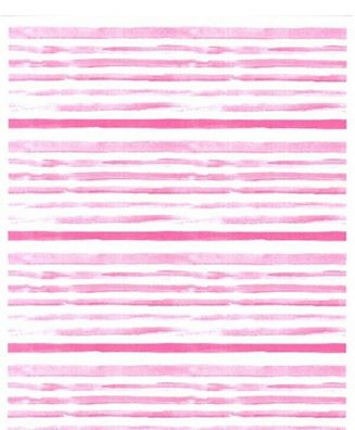 Meterware, ab 0,5 m: Baumwoll-Jersey "Aquarell-Streifen", rosa, 150 cm breit
