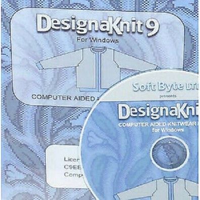 DesignaKnit 9 Maschine Standard, Software zum Entwerfen von Strickmodellen + Mustern