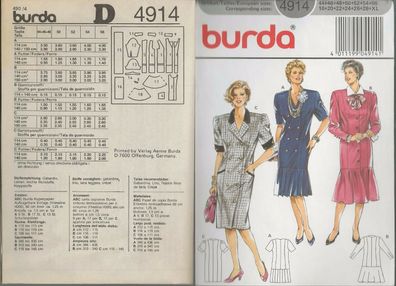 out-of-print: burda 4914, Damenkleider, Gr. 44, size 18