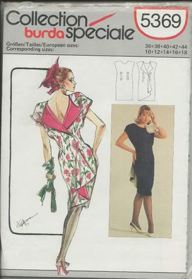 out-of-print: BURDA pattern 5369, Schnittmuster, Gr. 36-44, sizes 10 up to 18,