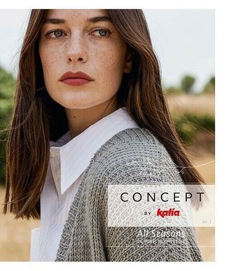 Katia Strickheft: Concept by katia "All Season" 24 Modelle, deutsch-italienisch