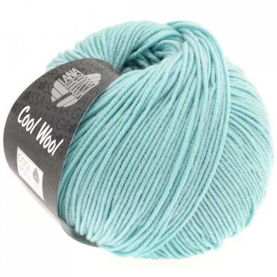 LANA GROSSA Cool Wool, Schurwolle Merino extrafein, Fb 2020, helltürkis, 50 g