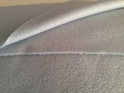 Polar Fleece, eisblau, 150 cm breit, Coupon 125 x 150 cm
