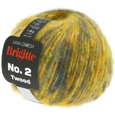 LANA GROSSA Brigitte No. 2 Tweed, Baumwolle-Mohair-Schurwolle, Fb 108, 50 g