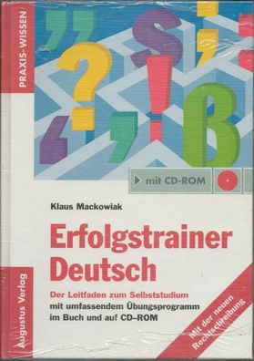Buch + CD: Erfolgstrainer Deutsch, für das Selbststudium, neu/ ovp