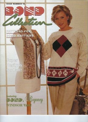 Machine Knitting BOND pattern magazine "Collection issue No 16", new = unused !