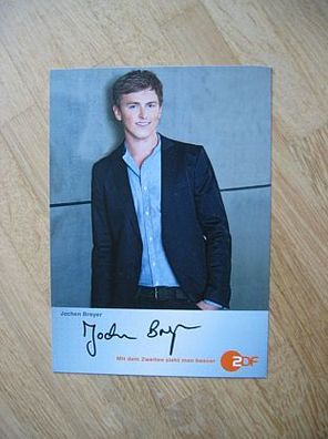 ZDF Fernsehmoderator Jochen Breyer - handsigniertes Autogramm!!!