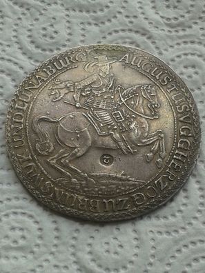 Löser 1662 zu 2 Taler Braunschweig Wolfenbüttel August der Jüngere 1635-66 - 57,5g Ag