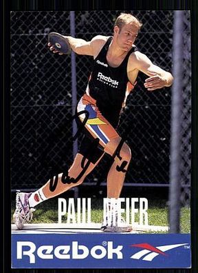 Paul Meier Autogrammkarte Original Signiert Leichtathletik + A 61155