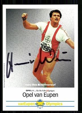 Heinz Weis Autogrammkarte Original Signiert Leichtathletik + A 61159