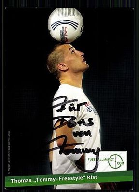 Thomas Rist Autogrammkarte Original Signiert Fußballakrobat + A 61137