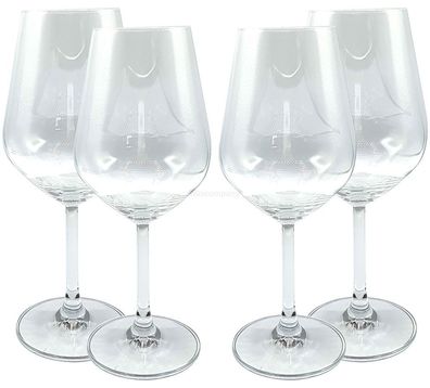 Weingläser - 4er Set Wein Glas / Gläser