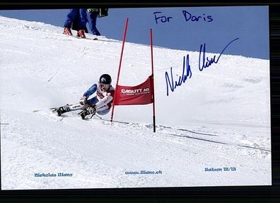 Nicholas Niano Autogrammkarte Original Signiert Ski Alpin + A 61214