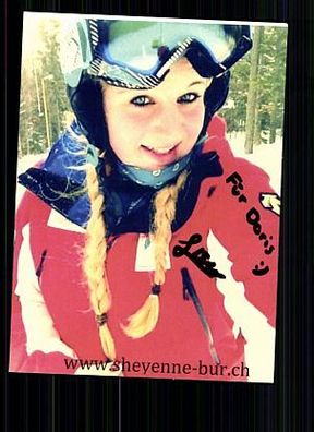 Sheyenne-Bur Autogrammkarte Original Signiert Ski Alpin + A 61218