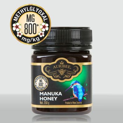 Auribee® Manukahonig MGO 800+ , Manuka Honig , Original aus Neuseeland, 500 g