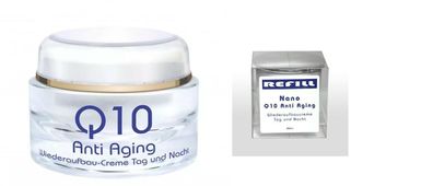 NCM - Q10 Antifalten-Vitalpflege Anti-Aging Creme - Aufbaupflege - 200 ml Refill