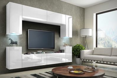 Future 1 Möbel für Wohnzimmer Mediawand Wohnwand Schrankwand Wohnschrank