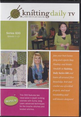 4 DVD Set: Knitting daily TV, Series 600, Episodes 1-13, plus Bonus