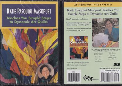 DVD: Katie Paquini Masopust teaches you simple steps to Dynamic Art Quilts