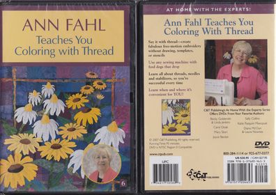 DVD: Ann Fahl teaches you Coloring with Thread