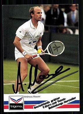 Andreas Maurer Autogrammkarte Original Signiert Tennis + A 61288