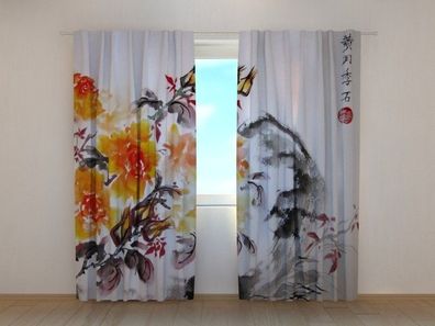 Fotogardine Oriental Vorhang bedruckt Fotodruck Gardine Fotovorhang nach Maß