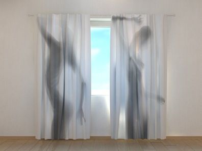 Fotogardine Schatten Vorhang bedruckt Fotodruck Gardine Fotovorhang nach Maß