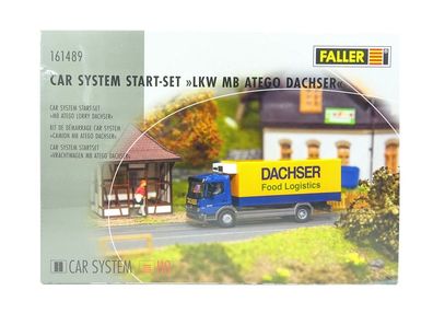 Faller H0 161489 Car System Start-Set LKW MB Atego Dachser, neu, OVP