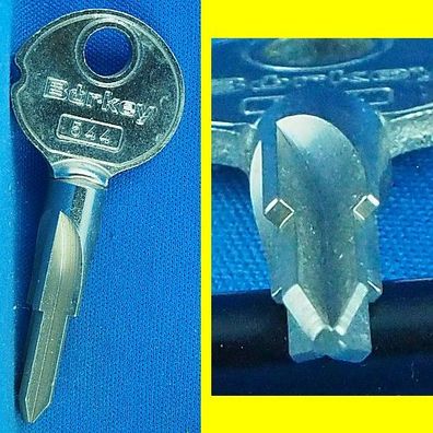 Börkey Kreuzbart - Schlüssel 544 - Rohling für Aroso Lenkradsicherung