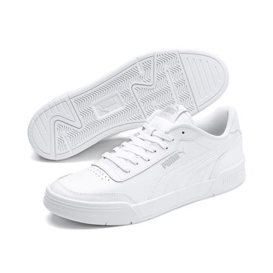 Puma Caracal Unisex Streetstyle Sneaker Clubwear 369863 Weiß Silver