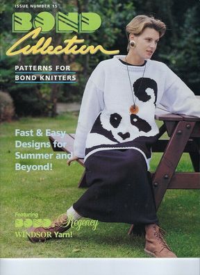 Machine Knitting BOND pattern magazine "Collection issue No 15", new = unused !