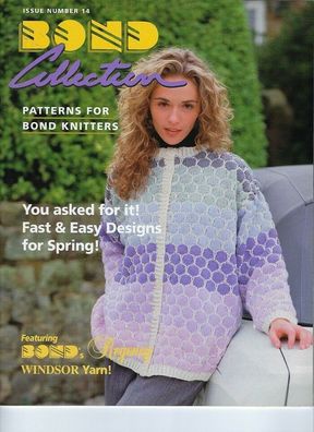 Machine Knitting BOND pattern magazine "Collection issue No 14", new = unused !