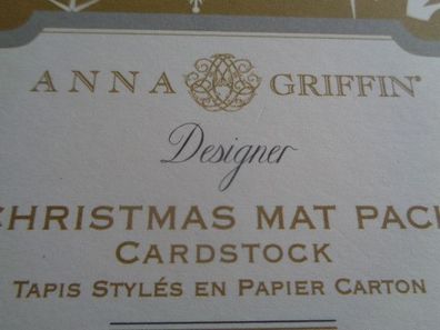 SETs Anna Griffin Weihnachten Karton 13 x 18 cm Georgette Christmas