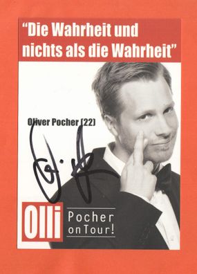 Oliver Pocher - persönlich signiert