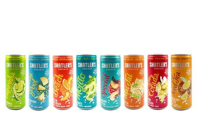 Shatlers Cocktail Mix Paket - 8 verschiedene Coktail Sorten : Shatlers Long Isl