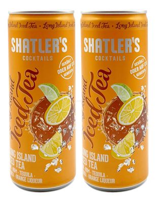 Shatlers Cocktail - 2er Set Shatlers Long Island Iced Tea 0,25L (10,1% Vol) ink