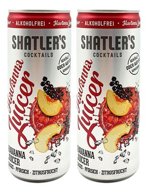 Shatlers Cocktail - 2er Set Shatlers Havanna Juicer 0,25L Alkoholfrei - inklusi