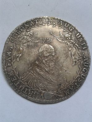 Silber Löser 1666 zu 1 1/2 Taler Braunschweig Lüneburg August der Jüngere