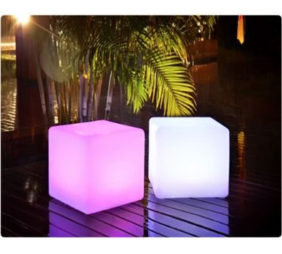 LED Würfel inkl USB Lichtobjekt Leuchtwürfel Licht Garten Dekoration Cube Beleuchtung