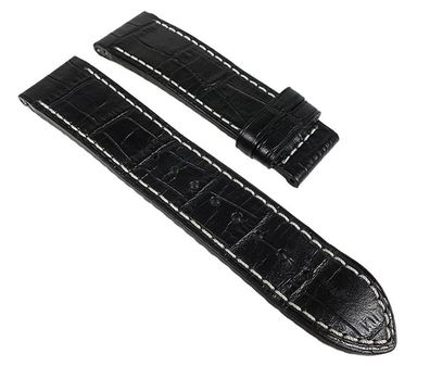 Jaguar Uhrenarmband 22mm Leder schwarz für Faltschließe J614