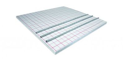 Fußbodenheizung Systemplatten mit Klett-/ Velourkaschierung Flächenheizung