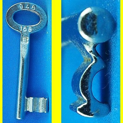 Börkey Zimmertür-Einsteckschloss-Schlüssel 946 Profil 168