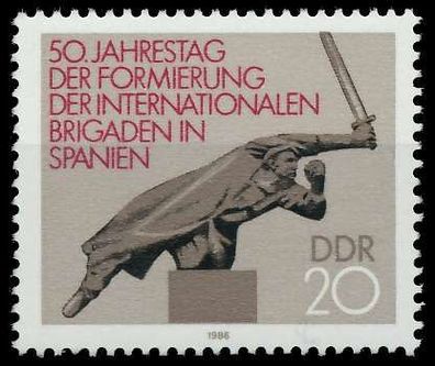 DDR 1986 Nr 3050 postfrisch SB68F16