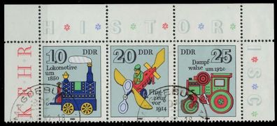 DDR Zusammendruck Nr WZd488 gestempelt 3ER STR ORA X14DC8E