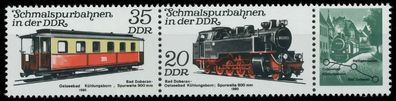 DDR Zusammendruck Nr WZd486 postfrisch 3ER STR SC0E852