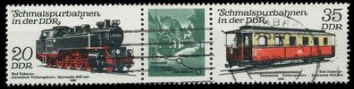 DDR Zusammendruck Nr WZd482 gestempelt 3ER STR X158752