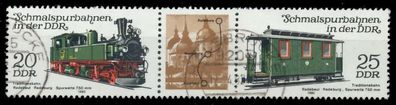 DDR Zusammendruck Nr WZd476 zentrisch gestempelt 3ER STR X158786