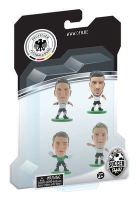 Soccerstarz Deutsche Nationalmannschaft DFB 4er Set A Minifigur Spieler Figur OVP
