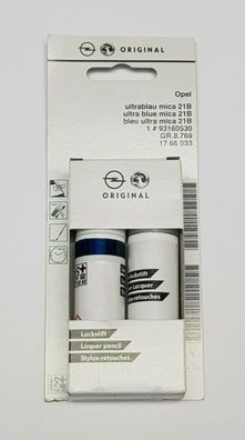 663,33€/1L) Opel Lackstift Ultrablau 21B Original 1766033 Z21B Ultra Blau