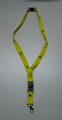 Opel Lanyard Schlüsselanhänger Schlüssel Anhänger Schlüsselband gelb 10898